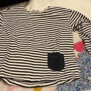 Striped Black and White Kids Shirt